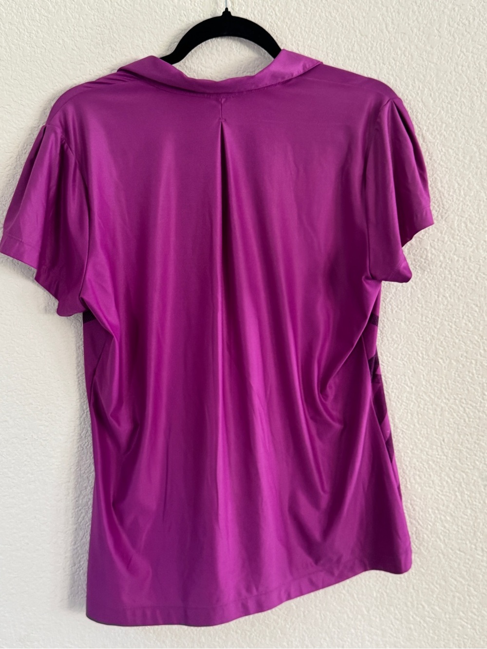 Nike Golf Women’s purple dri fit performance golf polo shirt - Picture 5 of 7